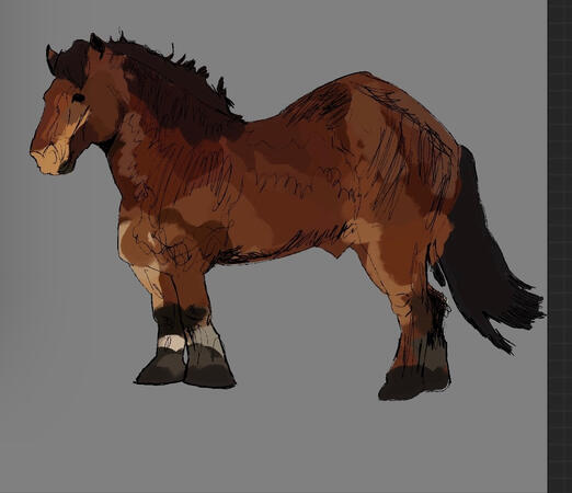 Painted Horse Fullbody