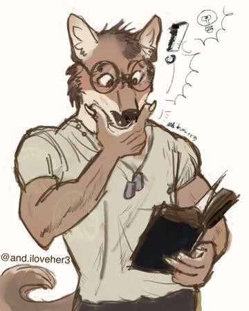 Halfbody furry halfbody