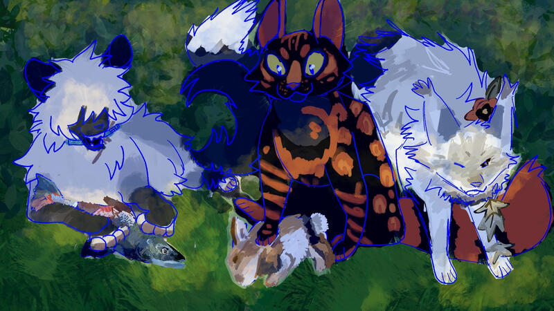 Painted + BG Painted + BG
